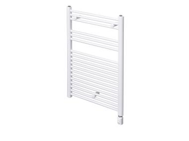 Zdjęcie: Grzejnik łazienkowy elektryczny Elektra 3 biała 870x550 mm 300 W RADECO