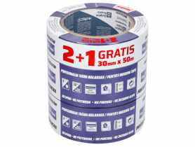 Taśmy malarskie 2 sztuki 48mm x 50m + 1szt. 30mm x 50m GRATIS BLUE DOLPHIN
