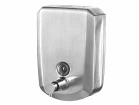 Dystrybutor mydła stalowy 500 ml satyna-nikiel BISK