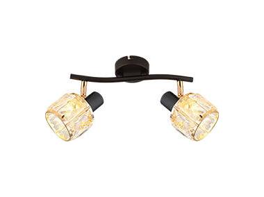 Zdjęcie: Lampa sufitowa Dubai 2x40 W E14 czarny+złoty CANDELLUX