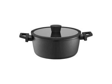 Zdjęcie: Garnek Linear 24 cm - 4,15 L z pokrywką AMBITION