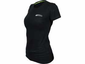 T-shirt damski czarny lucky w L performance s-78701 STALCO