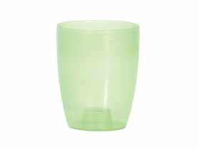 Doniczka Coubi zielon transparentny 16 cm PROSPERPLAST