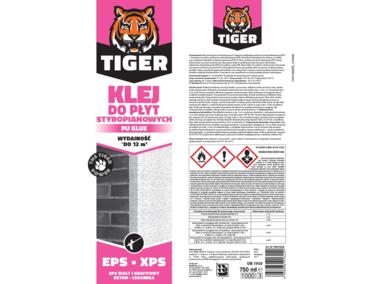 Zdjęcie: Klej do płyt styropianowych EPS-XPS, szary 750 ml TIGER