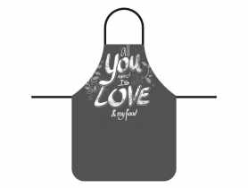 Fartuch kuchenny Modern Love 60x75 cm MISS LUCY