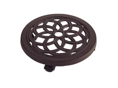 Zdjęcie: Podstawka drewniana na kółkach pod doniczkę Flora Roll Fonte, fi30 cm, aluminium NORTENE