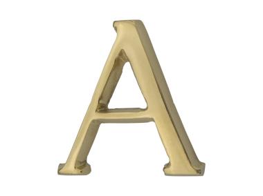 Zdjęcie: Litera mosiężna "A" METRO