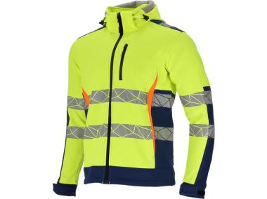 Zdjęcie: Kurtka softshell ostrzegawcza żółto-niebieska, M, CE, LAHTI PRO