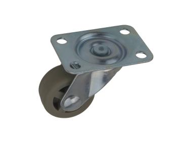 Zdjęcie: Zestaw z kołem gumowym 32 mm, 12 kg płyta obrotowa METRO