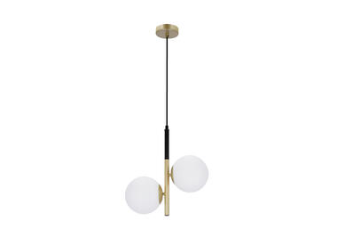 Zdjęcie: Lampa wisząca Duo 2-punktowa czarno-złota CANDELLUX