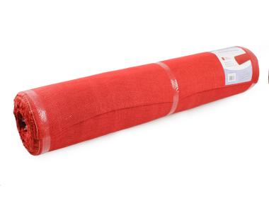 Zdjęcie: Tkanina jutowa 93 cm - 50 m czerwona rolka TIN TOURS