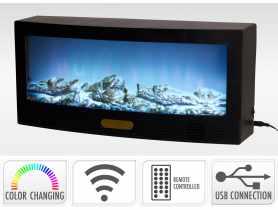 Kominek led 50x23 cm usb KOOPMAN