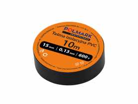 Taśma elektroizolacyjna 0,13mm x 19mm x 10m czarna POLMARK