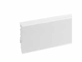 Listwa przypodłogowa PVC Masterline 1,5x6 cm, 2,2 m Biały RAL 9003 Mat CEZAR