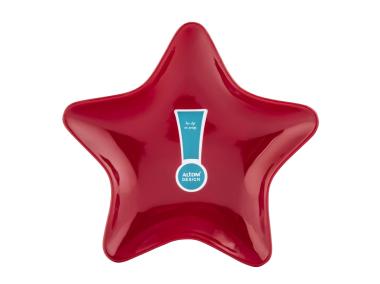 Zdjęcie: Naczynie gwiazdka czerwona 19x18x2 cm ALTOM DESIGN