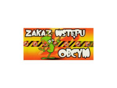 Zdjęcie: Oznaczenie F53 9x20/S "Zakaz wstępu obcym" METRO