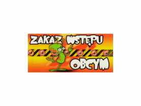 Oznaczenie F53 9x20/S "Zakaz wstępu obcym" METRO