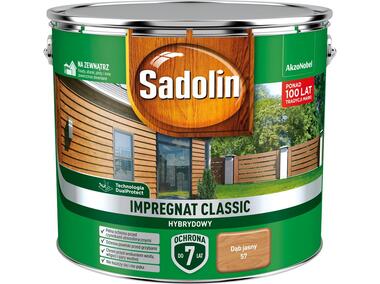Zdjęcie: Impregnat ochronno-dekoracyjny hybrydowy Classic 9 L dąb jasny SADOLIN