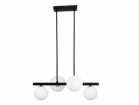 Lampa wisząca sufitowa czarno-biała 4x28W Kama CANDELLUX