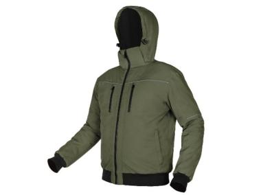 Zdjęcie: Kurtka ocieplana z kapturem Outdoor, zielona, rozmiar L NEO TOOLS