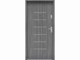 Drzwi wejściowe do mieszkań Bastion A-39 Mokka 90 cm lewe ODO KR CENTER