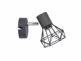Kinkiet Verve 1x40 W E14 matowy szary CANDELLUX