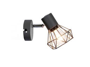 Zdjęcie: Kinkiet Verve 1x40 W E14 matowy szary CANDELLUX