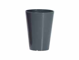 Doniczka Coubi okragła grafit 13 cm PROSPERPLAST