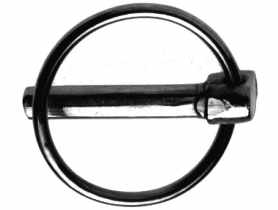Zawleczki sworzniowe ocynkowane 8,0 mm, 1 sztuka HSI