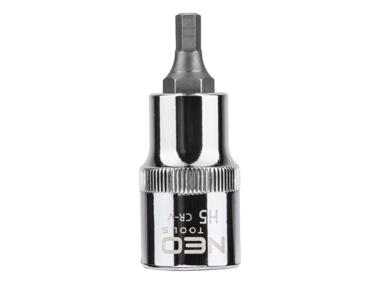 Zdjęcie: Końcówka sześciokątna na nasadce 1/2", H5 x 55 mm NEO