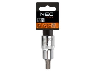 Zdjęcie: Końcówka sześciokątna na nasadce 1/2", H5 x 55 mm NEO