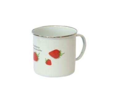 Zdjęcie: Kubek 450 ml - 9 cm biało-kremowy FLORENTYNA