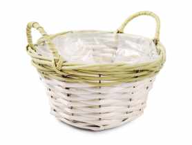 Osłonka wiklinowa z uchwytami 23x23x11/17 cm TIN TOURS