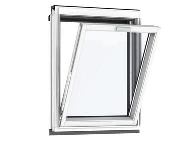 Zdjęcie: Okno kolankowe VFE PK38 2070 drewniane, malowane na biało VELUX