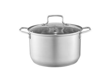 Zdjęcie: Garnek stalowy z pokrywką Hugo Plus 24 cm AMBITION