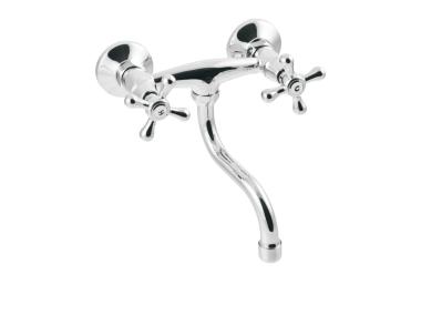 Zdjęcie: Bateria umywalkowo-zlewkozmywakowa Roma chrom, S 20 cm INVENA