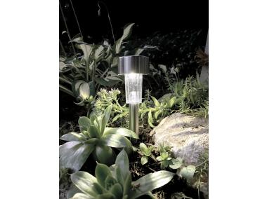 Zdjęcie: Lampa solarna ASTRA, 28xO5,5 cm, metalik