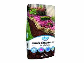 Mulcz dekoracyjny brązowy 50 L AQUA SAVE