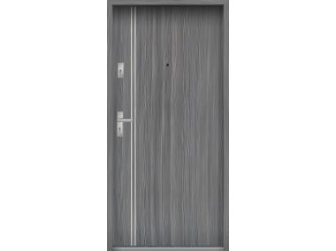 Zdjęcie: Drzwi wejściowe do mieszkań Bastion A-37 Mokka 80 cm (NW) prawe ODO KR CENTER