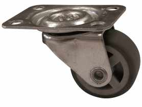 Kółka meblowe do parkietów 34x48 mm, fi 30 mm, 20 kg HSI