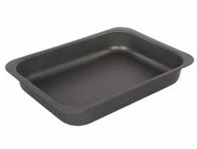 Blacha tłoczona szara 36x26 cm Non-Stick do pieczenia MONDEX