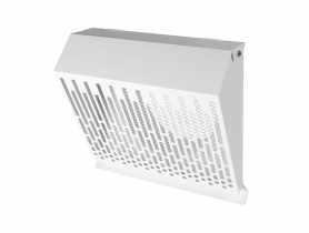 Wyrzutnia ścienna metalowa fi160, inox AWENTA PRO