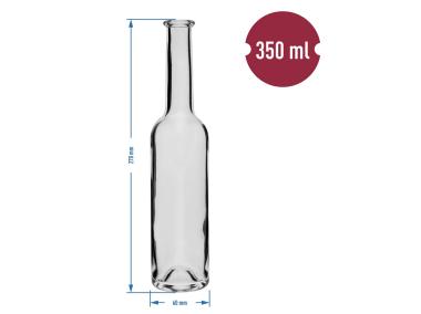 Zdjęcie: Butelka na nalewkę 350 ml 6 szt.+ 6 korków 631224 BROWIN