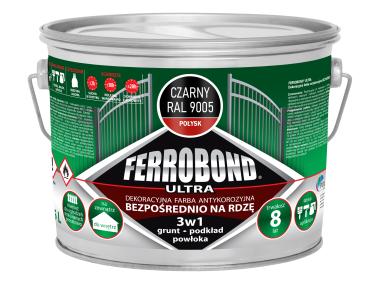 Zdjęcie: Farba antykorozyjna Ferrobond Ultra połysk czarny 2,5L JURGA