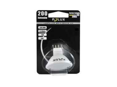 Zdjęcie: Żarówka LED 12V MR16 SMDCW 2,6 W PBT+CV POLUX