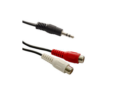 Zdjęcie: Kabel 2 x CINCH - 3.5 Jack, 3 m  BMEN32 DPM SOLID