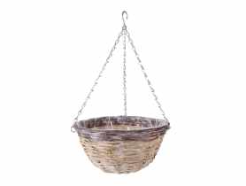 Kosz wiszący półokrągły 30x30x15 cm/50 cm BRC TIN TOURS