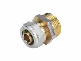 Złączka skręcana PEX 16x3/4 gwint zewnętrzny TYCNER