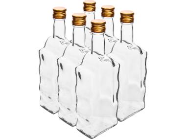 Zdjęcie: Butelka Klasztorna 500 ml z zakrętką, biała 6 szt. BROWIN