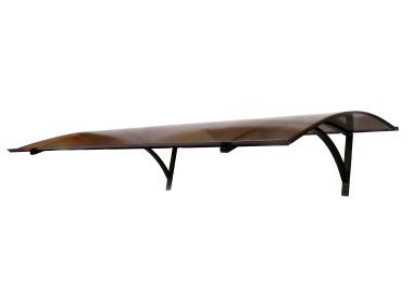 Zdjęcie: Daszek Markiza 150x90 cm brązowy ONDULINE